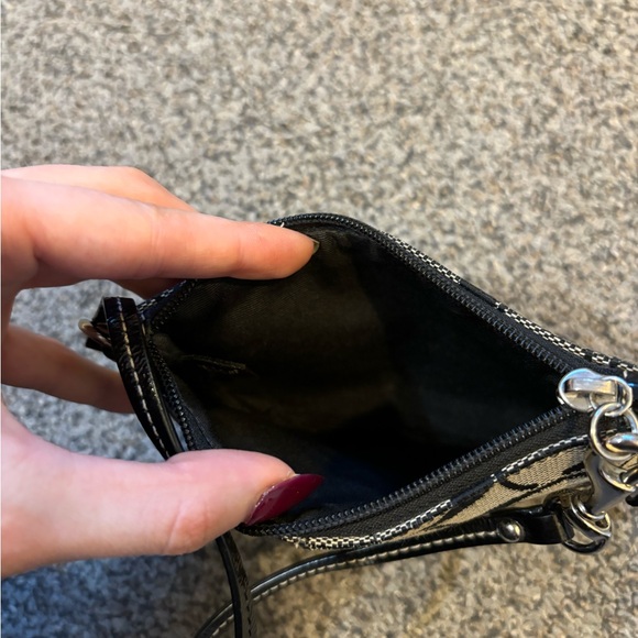Coach Signature Strip Wristlet - Picture 4 of 4